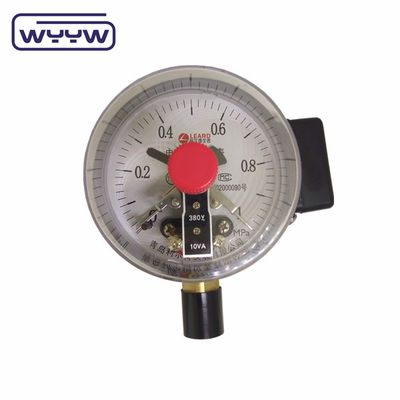 NO+NO Caixa de aço preto 1.6MPa 100mm 380V Manômetro de contato elétrico manômetro de pressão AC