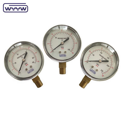 63mm cápsula Bellows mbar durável excelente composto atmosférico Bellows manômetro de pressão