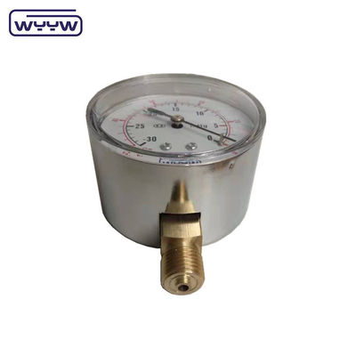 manómetro de baixo pressão ss 63 mm inH2O wc mbar