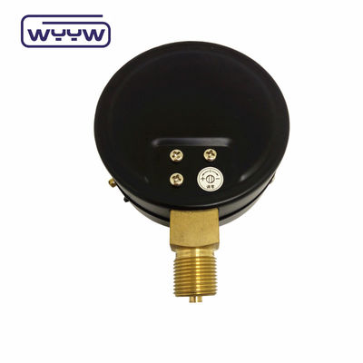Manômetro de baixa pressão SS 63mm InH2O Pressômetro WC Mbar Bellows Pressômetro