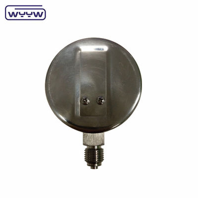 MMWC &amp; Mbar 63mm Manômetro de pressão de cápsula Material de aço inoxidável