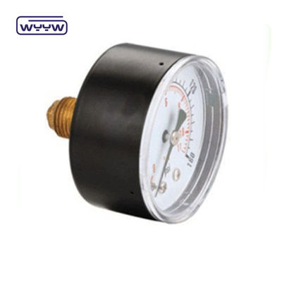 80 mm Kpa Mbar Bellows Pressômetro Manômetro de baixa pressão Conexão radial