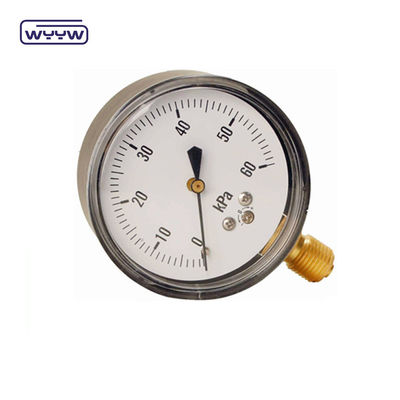 Manômetro de pressão da cápsula CmH2O de 60-100 mm Manômetro de pressão da cápsula 1,6% Precisão