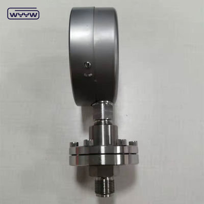 100 mm DN20 PN40 Tipo de flange Medidor de pressão SS316 aço inoxidável