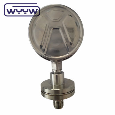 Medidor de pressão de silicone 100 mm SS316 Diâmetro do diafragma