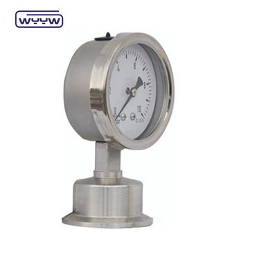 Manômetro de manômetro de pressão do diafragma industrial OEM SS316