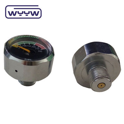 Manômetro 1 polegada 23mm 25mm pequeno mini manômetro de pressão