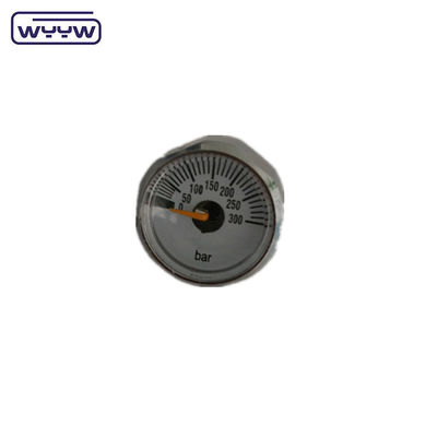 22 mm mini manômetro 1/8bspp fluxímetro de gás pcp inline medidor de mergulho barra medidor de pressão de mergulho