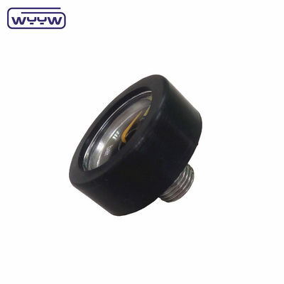 22 mm mini manômetro 1/8bspp fluxímetro de gás pcp inline medidor de mergulho barra medidor de pressão de mergulho