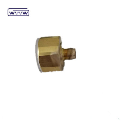 OEM China preço de 28 mm de diâmetro 1/8 &quot;bspp tubo de borda manômetro PCP paintball pressômetro de latão 315 bar