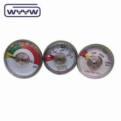 Mini-medidor de pressão OEM Medidor de pressão de extintor de aço de 38 mm
