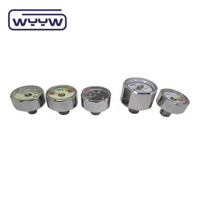 Manômetro de pressão pequeno 23 mm 22 mm Hexagon Mini Pressômetro de ar