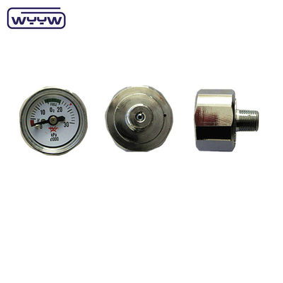 Manômetro de pressão pequeno 23 mm 22 mm Hexagon Mini Pressômetro de ar