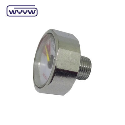 Manômetro de pressão pequeno 23 mm 22 mm Hexagon Mini Pressômetro de ar