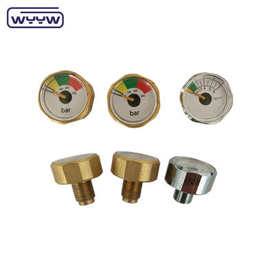 1 polegada de 25 mm Bar Psi Manômetro pequeno manômetro 1/8 Npt 1 ano de garantia