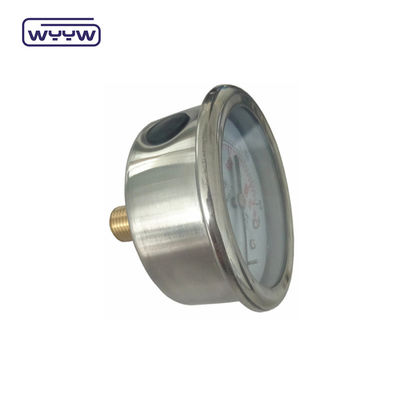 Axial Glicerina 63mm Composto Medidor de Pressão Hidráulico Medidor de Pressão de Água Tester Montador traseiro