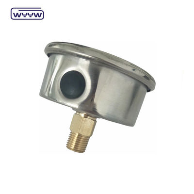 Axial Glicerina 63mm Composto Medidor de Pressão Hidráulico Medidor de Pressão de Água Tester Montador traseiro