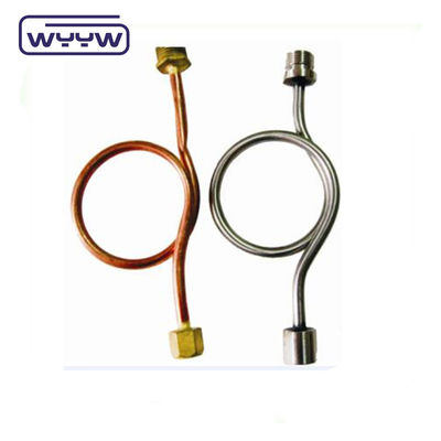Medidor de pressão de alta temperatura personalizado 100 mm com radiador