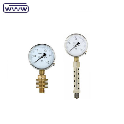 Medidor de pressão do radiador de vedação do diafragma Medidor de pressão de aço inoxidável para vapor