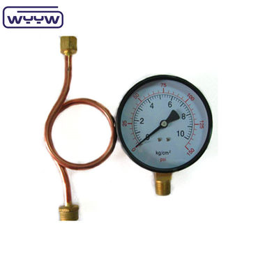 Material de aço inoxidável com manômetro de pressão de alta temperatura de 100 mm