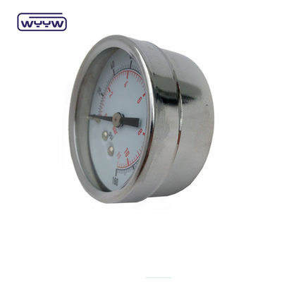 Uso em seco Sem óleo Montar Pressômetro 160 Psi Ar 60mm SS Pressômetro