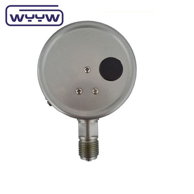 Y-100H não usar óleo oxigénio 100mm fundo de alta precisão M20X1.5 G1/2&quot; seco todos os inoxidáveis manômetro de pressão