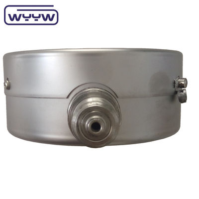 Secagem SS304 Bourdon Sedeme Pressurometer Conexão traseira 4'