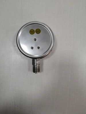 Manômetro de pressão de aço inoxidável personalizado de 100 mm de tubo de Bourdon