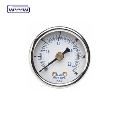 Pressômetro de aço inoxidável seco 60 mm Manômetro Pressômetro