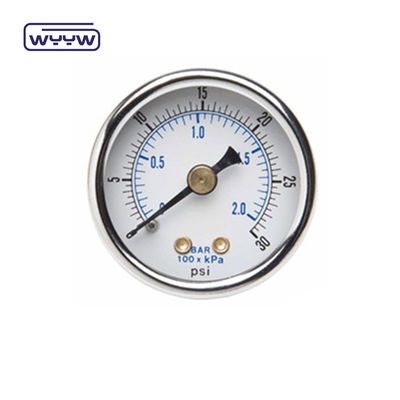 Pressômetro de aço inoxidável seco 60 mm Manômetro Pressômetro