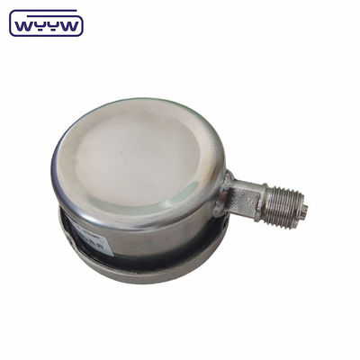 Medidor de pressão de aço inoxidável de enchimento de óleo de tamanho de mostrador de 60 mm com medidor de pressão de alta qualidade WYYW