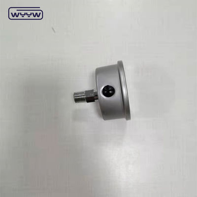 Medidor de pressão de aço inoxidável de 63 mm, resistente a choques