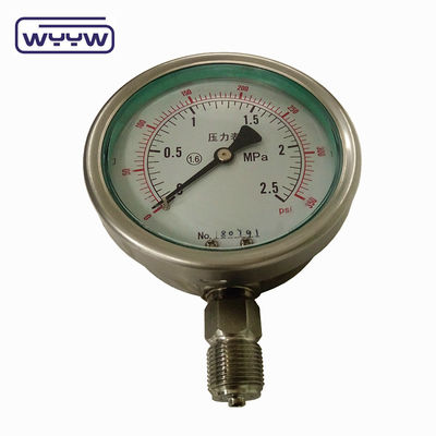 Baioneta Kgf/Cm2 Psi 4&quot; medidor de pressão cheio de líquido