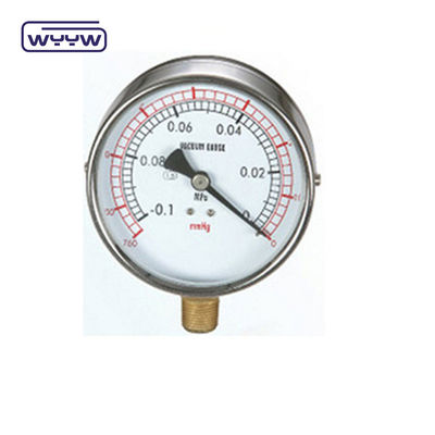 Anel de silicone de 4 polegadas medidor de pressão de 100 mm Dial Mount de fundo