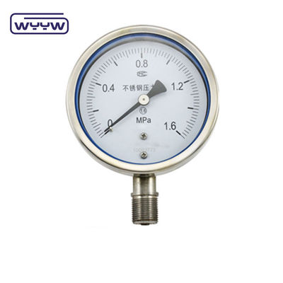 Anel de silicone de 4 polegadas medidor de pressão de 100 mm Dial Mount de fundo