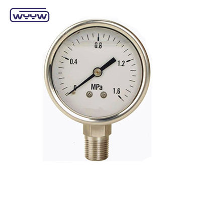 ss304 medidor de pressão de alta pressão com fio especial de 1000 bar de óleo, de 4&quot;
