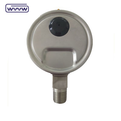 100 mm Medidor de pressão da baioneta de vidro de segurança SS304 Garantia de 1 ano