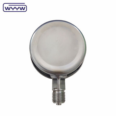 WYYW Medidor de alta pressão 60 mm Medidores de pressão com óleo de silicone de aço inoxidável
