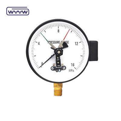 Manômetro de pressão de contato elétrico 100mm 380V