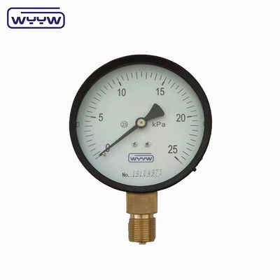 Medidor de pressão da cápsula 100 Mbar Manômetro de manômetros 100 mm G1/2&quot;