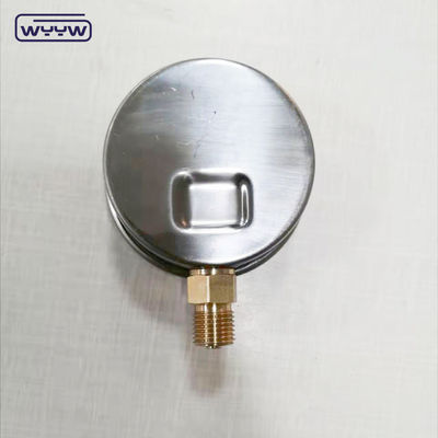 Manômetro de aço inoxidável personalizado, manômetro de pressão Bourdon, medidor de pressão, fio de latão