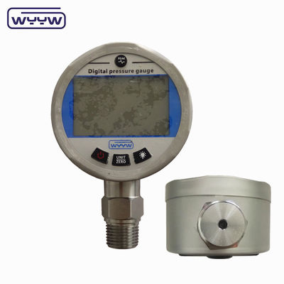 Limites de pressão de vácuo Pressímetro digital com 80 mm de diâmetro Temperatura de trabalho 20-140 ° F
