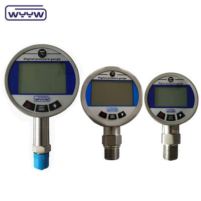 Limites de pressão de vácuo Pressímetro digital com 80 mm de diâmetro Temperatura de trabalho 20-140 ° F
