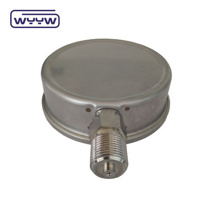 Medidor de pressão de 100 mm com janela acrílica e fácil instalação