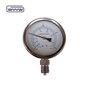 Medidor de pressão de vácuo de qualidade industrial com material de aço inoxidável