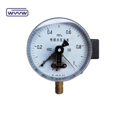 Medidor de pressão elétrico de contato com abertura 1.6