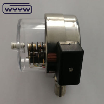Medidor de pressão industrial de 63 mm Medidor de pressão elétrico de contato com 2,5% de precisão