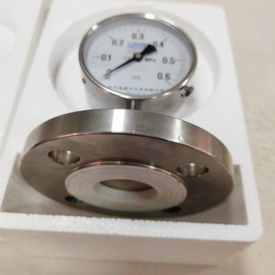 Conexão inferior NPT Thread Diafragma padrão Tipo de manômetro de pressão para controle e monitoramento de pressão preciso