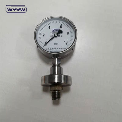 Dispositivo de medição de pressão do diafragma de montagem direta no fundo 1/4 1/2 &quot;Inch NPT BSP