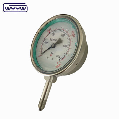 Medidor de pressão de líquido industrial 63mm 100mm 150mm Opções